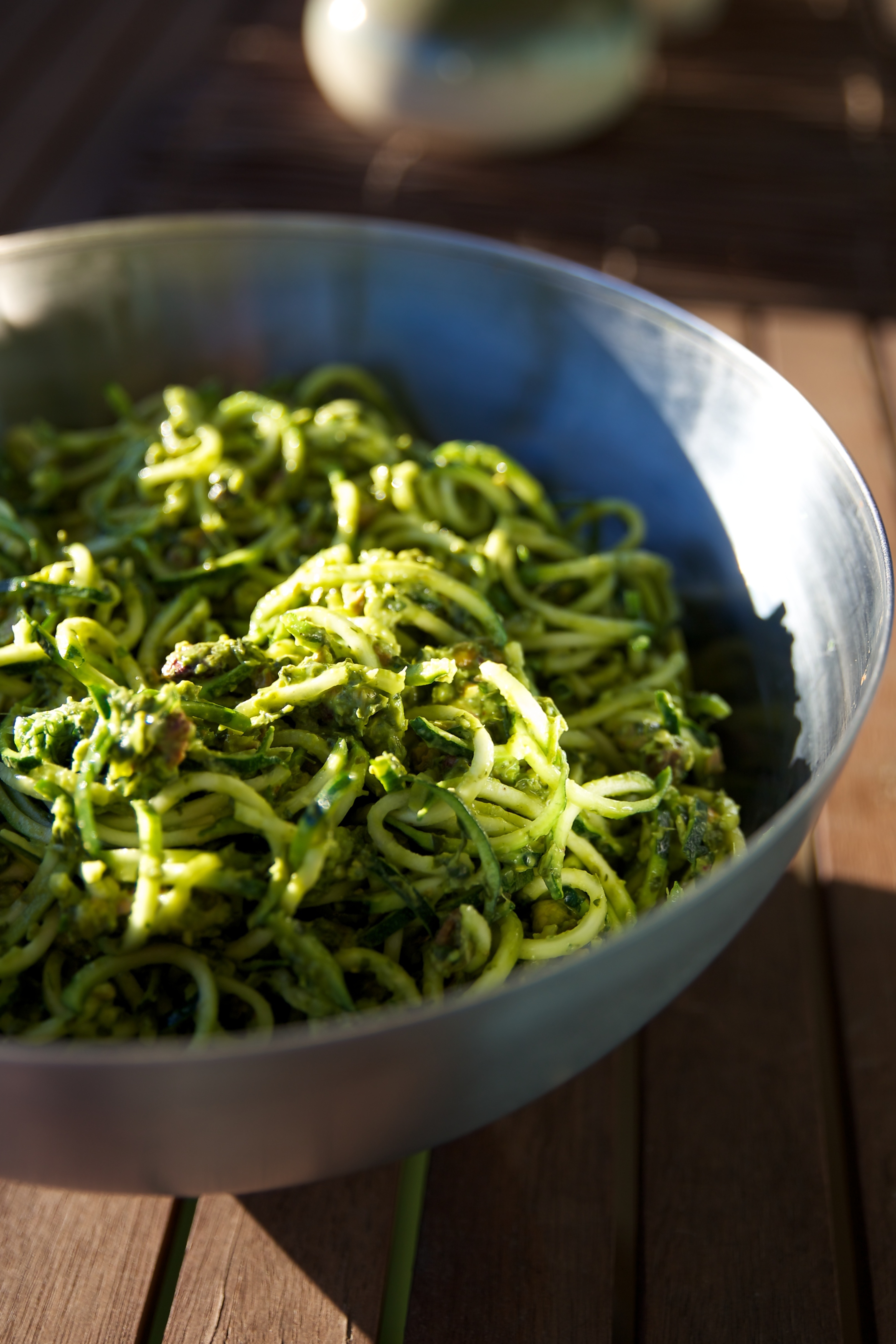 Creamy Pesto Spaghetti