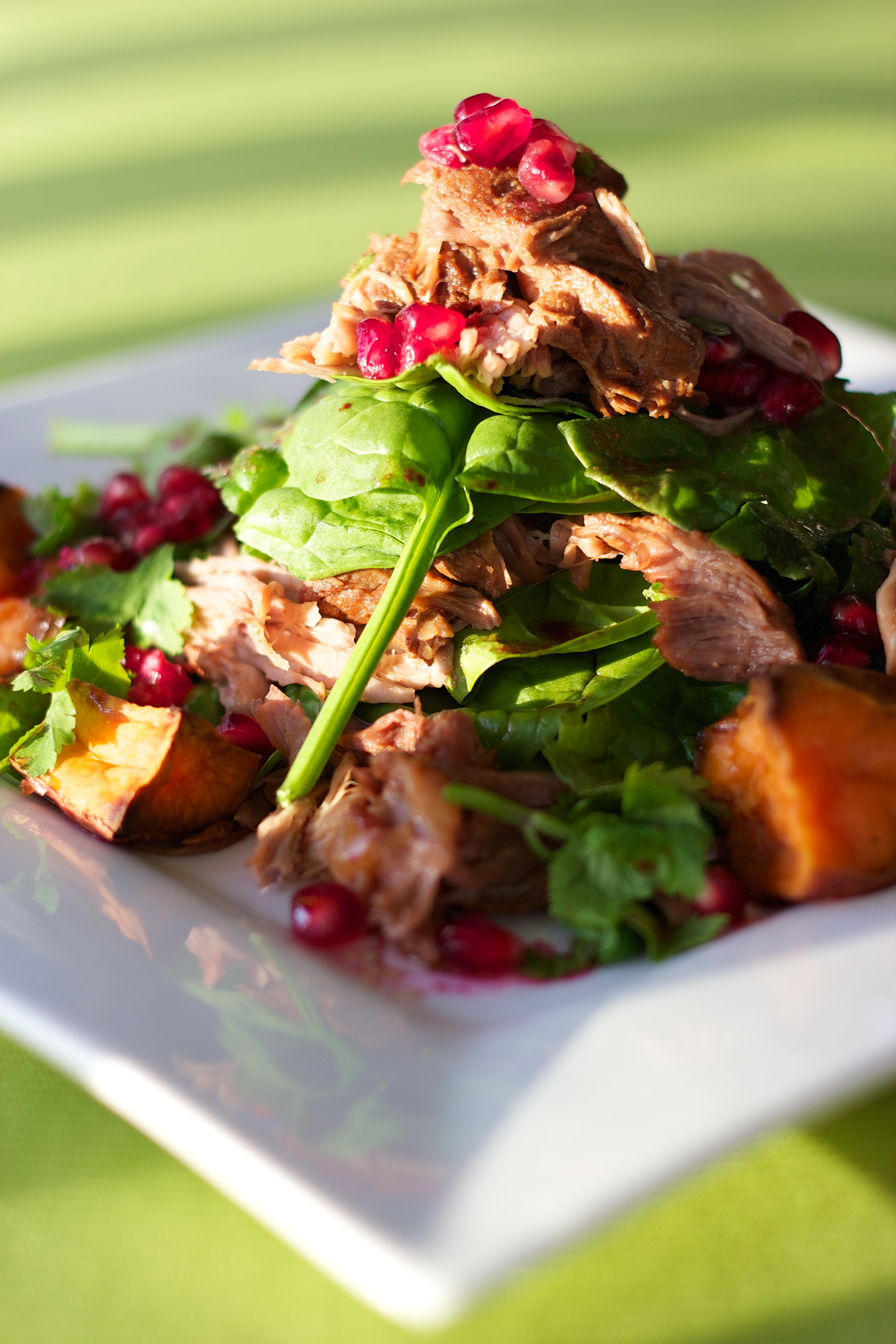 Moroccan Pulled Lamb Salad