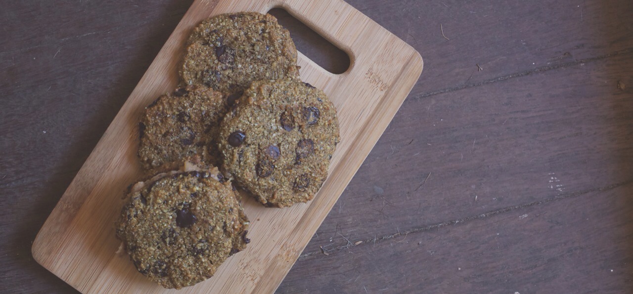 Choc Chip Caramel Cookie Sandwiches