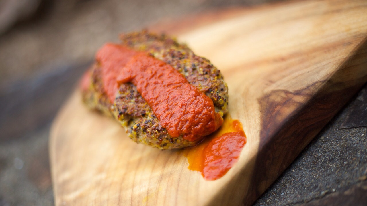 Turmeric Lamb & Quinoa Burgers