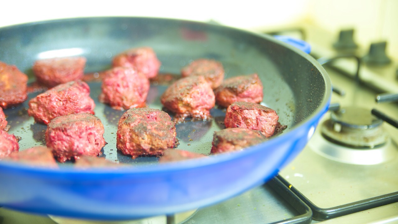 Balsamic Beetroot Meatballs