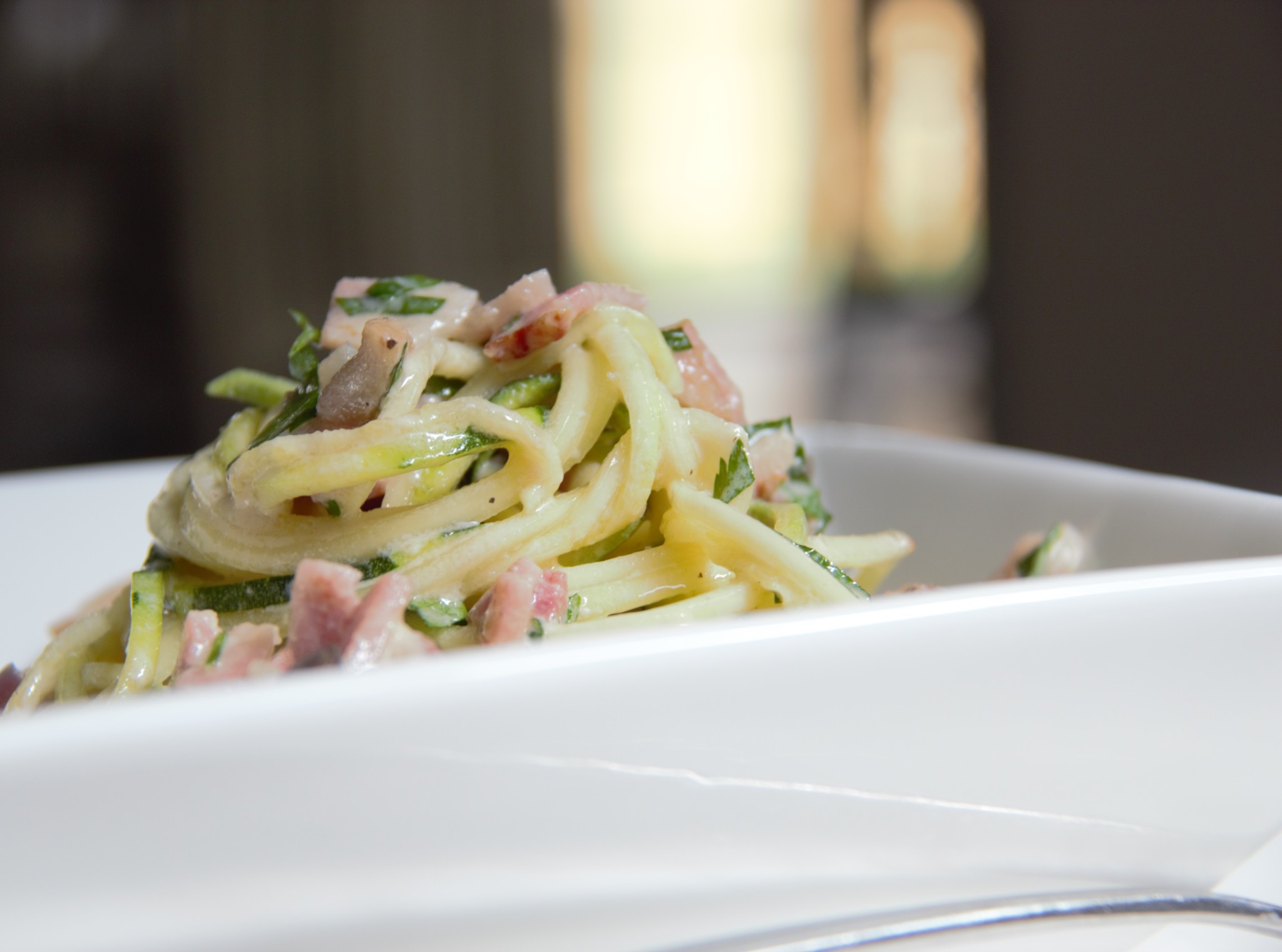 Spaghetti Carbonara (Paleo, Grain-Free)