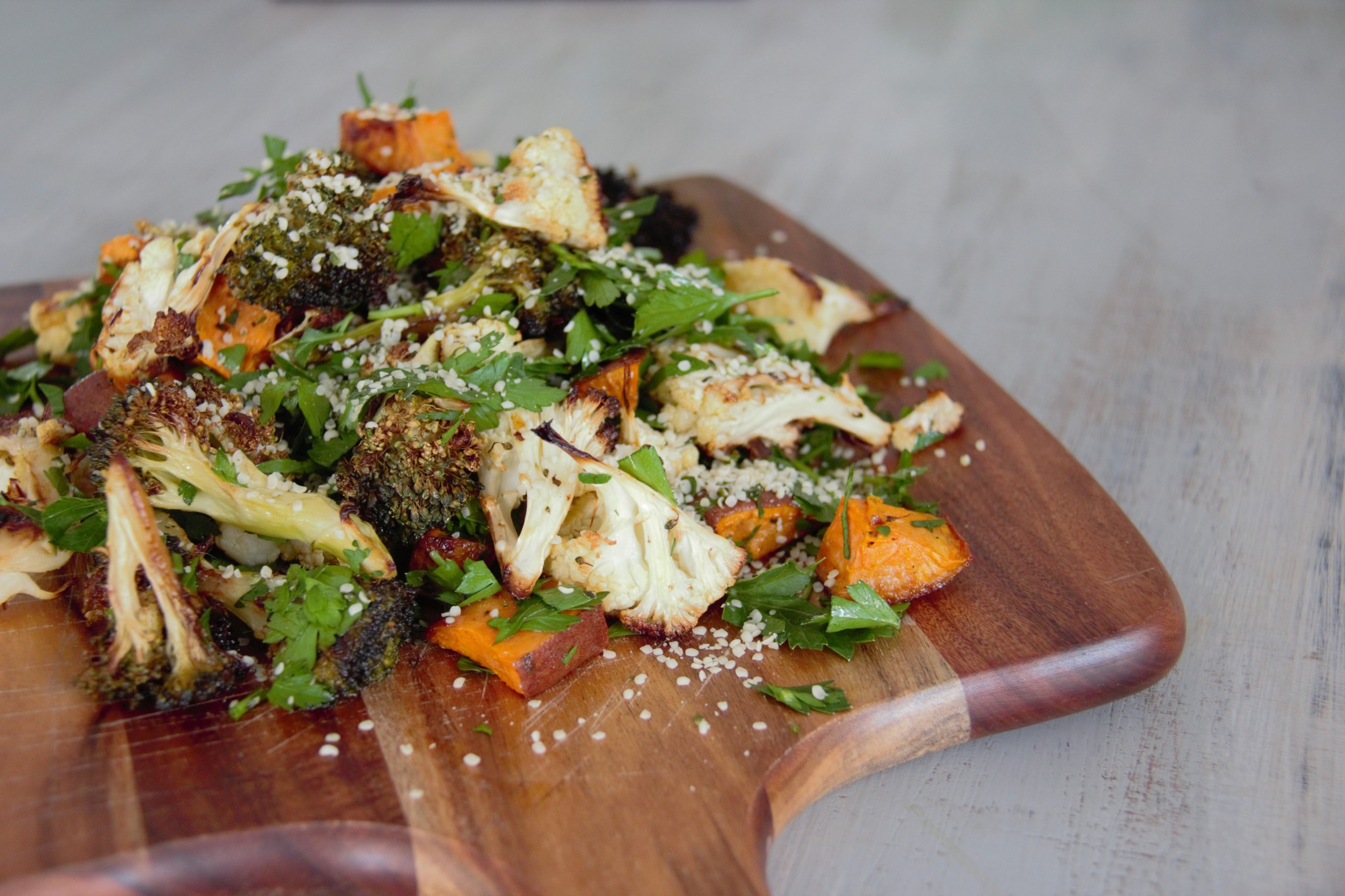 Roast Cauliflower & Broccoli Salad