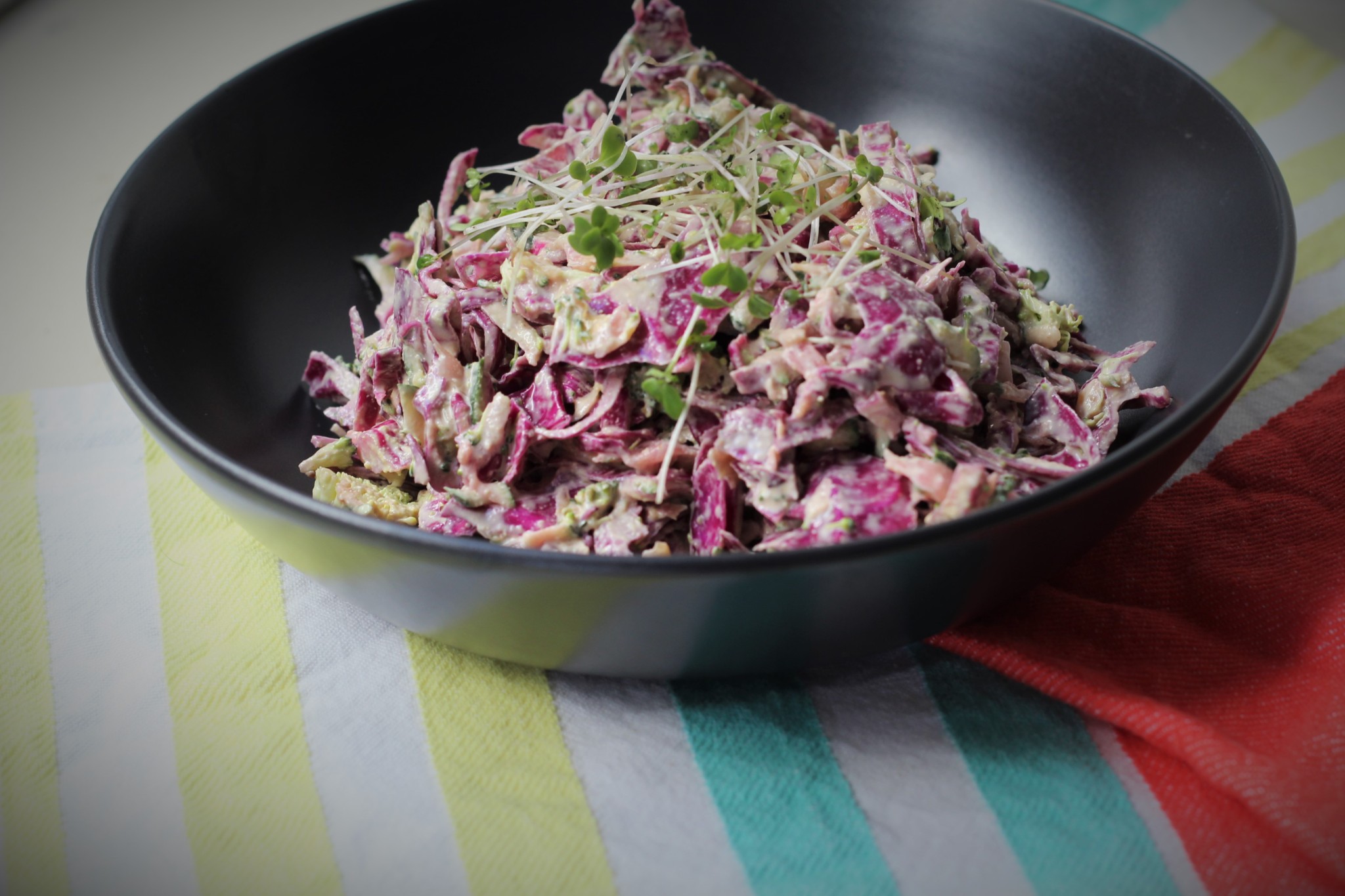 Loaded Slaw (paleo. vegetarian. probiotic)