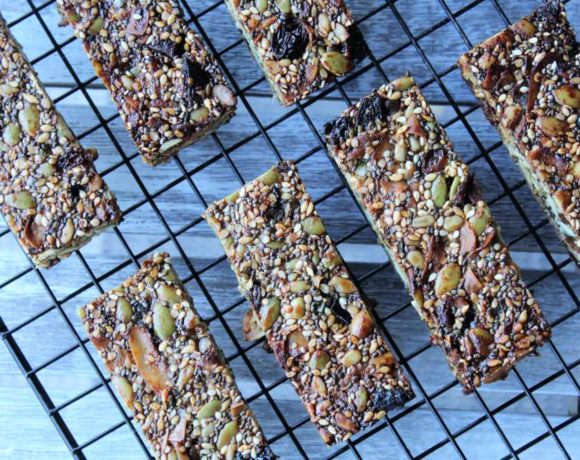 Seedy Bars (nut free. paleo. keto)