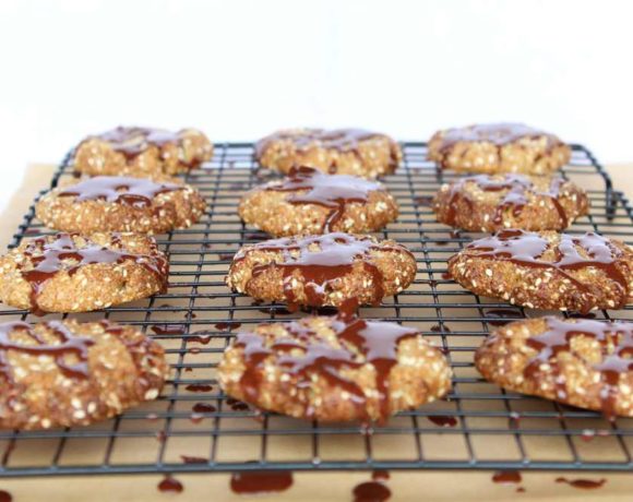 Honey Sesame Cookies (paleo. vegetarian)