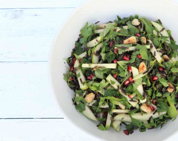 Black Rice & Pomegranate Salad (vegan. primal. low carb)