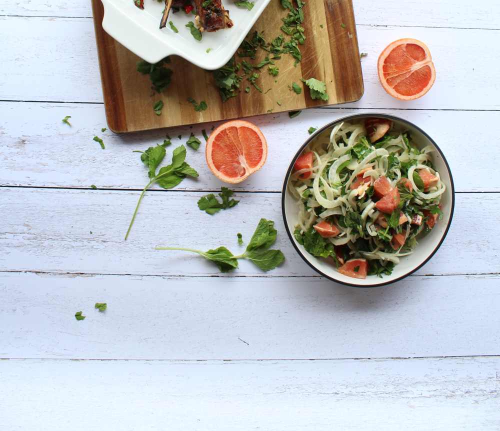 Fennel & Grapefruit Salad (paleo. low carb)