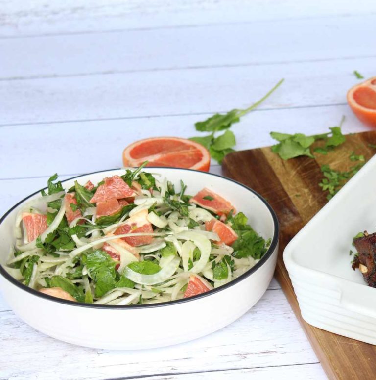 Fennel & Grapefruit Salad (paleo. low carb)