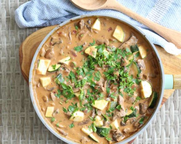 Beef Stroganoff (paleo. gf. df. keto)